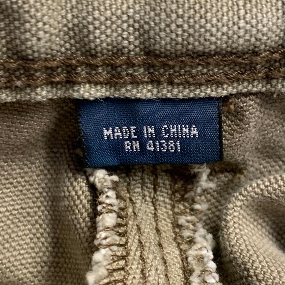 RALPH LAUREN Size 32 Olive Brown Linen Blend Jodhpurs Zip Fly Casual Pants - Picture 6 of 7